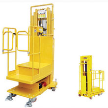 三級門架半電動(dòng)高位取貨車